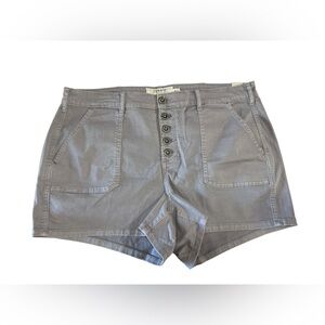 Torrid First at Fit Button fly Gray Shorts Sz 18 NWT